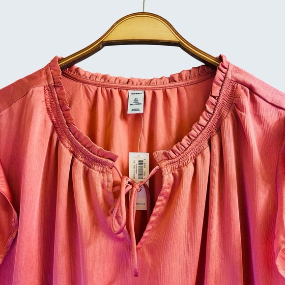 Old Navy Pink Midi Summer Dress Size 2X - Picture 7 of 14